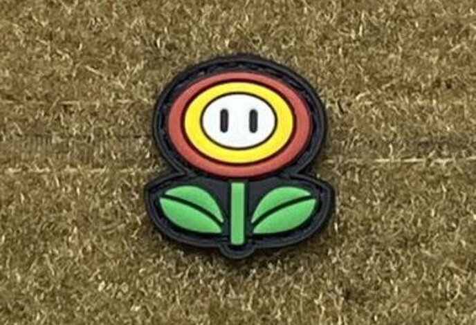 Tactical Outfitters Fire Flower PVC Cat Eye Morale Patch