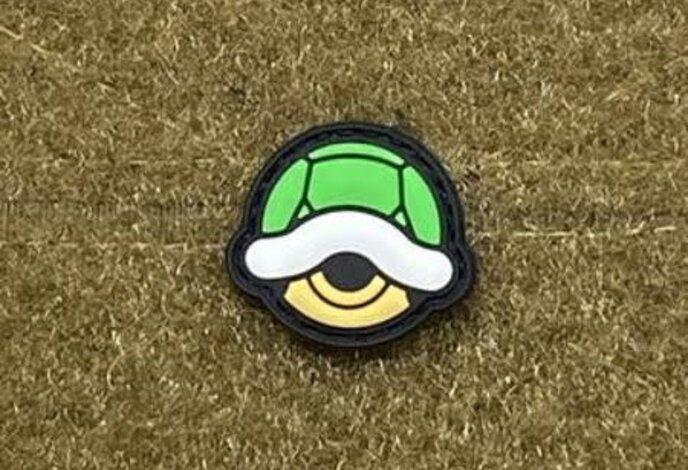 Tactical Outfitters Green Shell PVC Cat Eye Morale Patch (Mario)