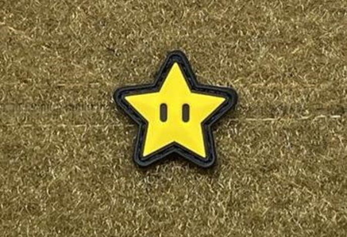 Tactical Outfitters Invincibility Star PVC Cat Eye Morale Patch