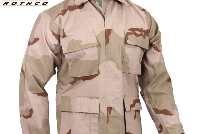 Rothco Ripstop BDU Shirt, 3 Color Desert