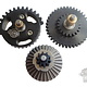 ZCI ZCI CNC Steel 3mm Bearing Shaft Gear Set 18:1 Standard Torque