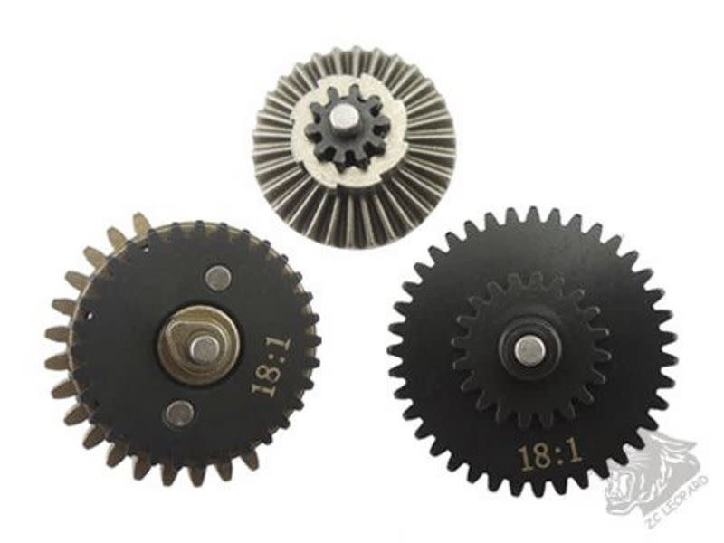 ZCI CNC Steel 18:1 Gear Set for Most AEG Gearboxes | Airsoft