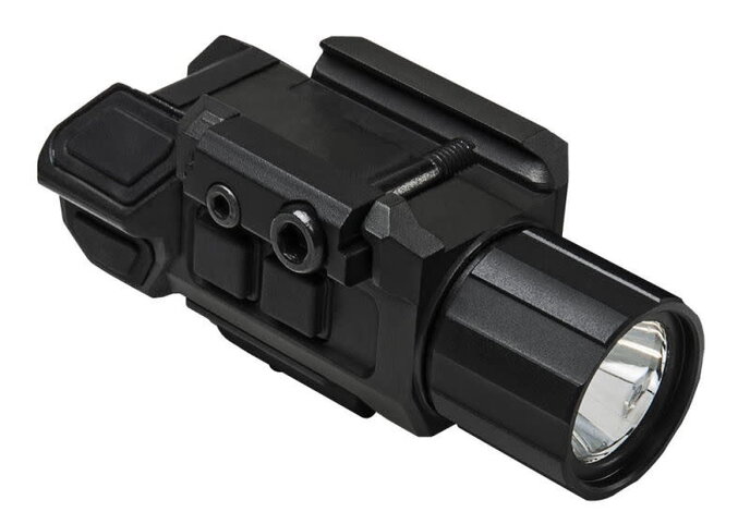 NcStar Gen3 Pistol Flashlight with Strobe & Green Laser