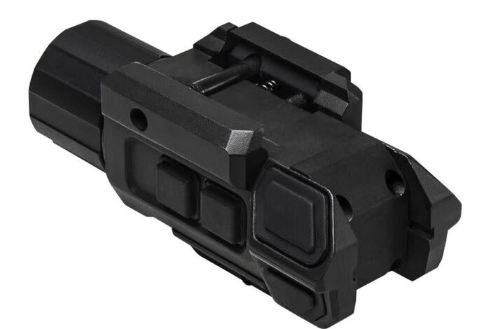 NcStar Gen3 Pistol Flashlight with Strobe & Green Laser