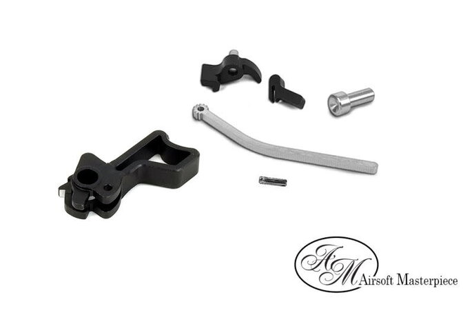 Airsoft Masterpiece CNC Steel Hammer & Sear Set for Marui Hi CAPA, Infinity Square