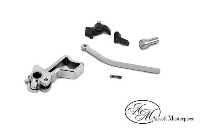 Airsoft Masterpiece CNC Steel Hammer & Sear Set for Marui Hi CAPA, Infinity Square