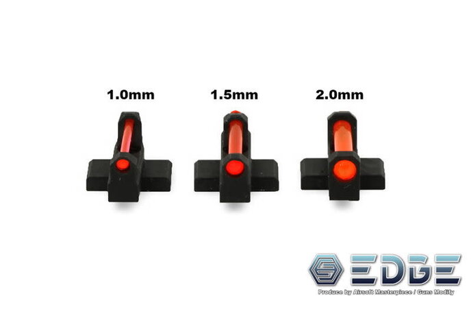 EDGE Custom BULLSEYE Advance Steel Front Sight for Hi CAPA