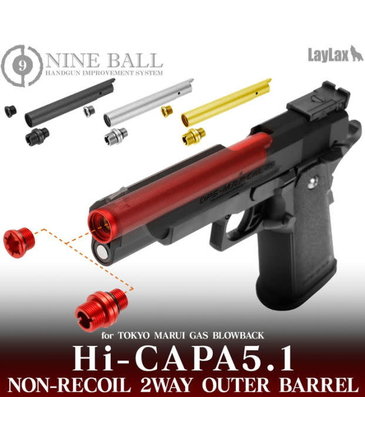 Nine Ball Nine Ball TM Hi Capa 5.1 Non-Recoil Threaded SAS Barrel