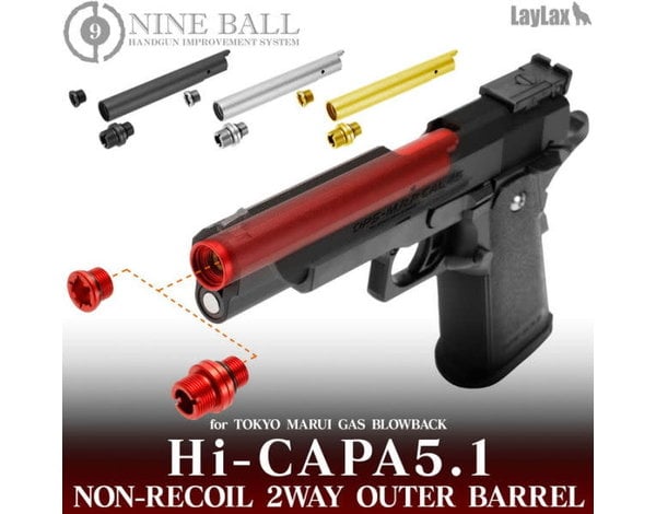 Nine Ball Nine Ball TM Hi Capa 5.1 Non-Recoil Threaded SAS Barrel