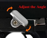 AIP Stainless Steel Slide Stop with Thumb Rest for Tokyo Marui Hi Capa