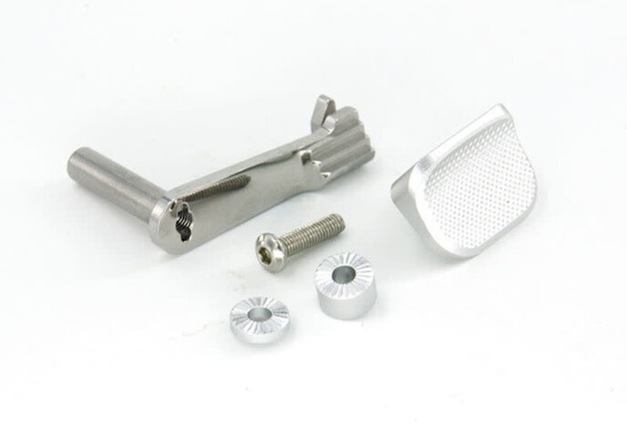 AIP Stainless Steel Slide Stop with Thumb Rest for Tokyo Marui Hi Capa
