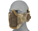 WoSport Steel Mesh Nylon Padded Lower Face Mask with Ear Protection