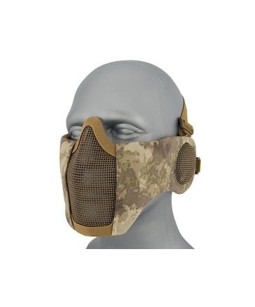 WoSport WoSport Steel Mesh Nylon Padded Lower Face Mask with Ear Protection