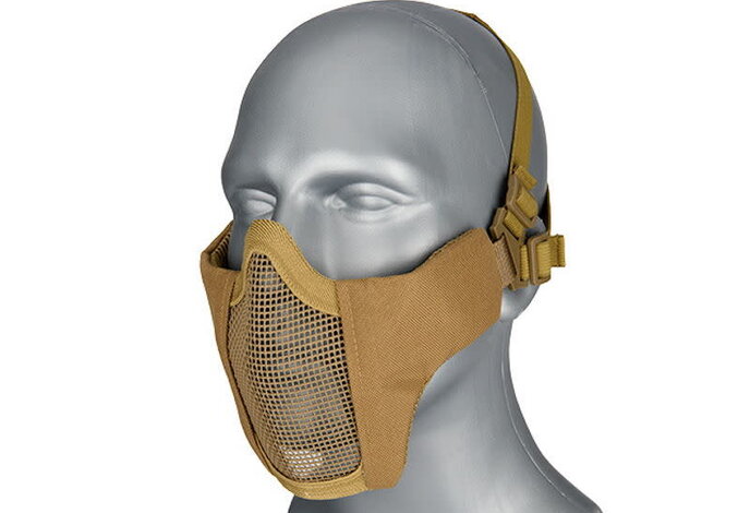 WoSport Steel Mesh Nylon Padded Lower Face Mask