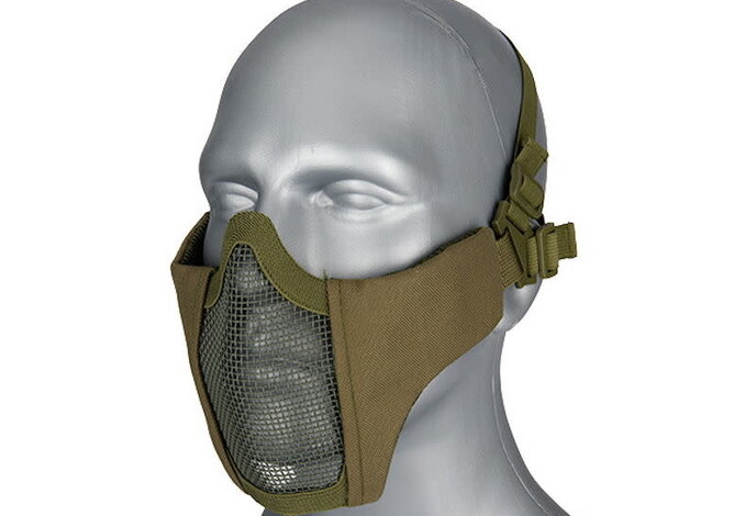 WoSport Steel Mesh Nylon Padded Lower Face Mask