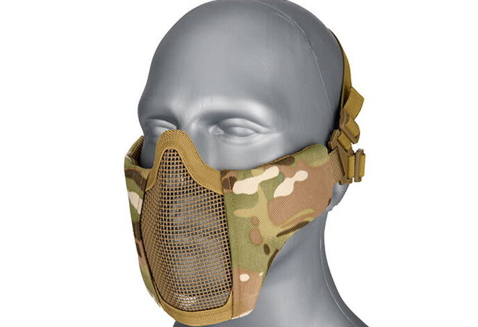 WoSport Steel Mesh Nylon Padded Lower Face Mask