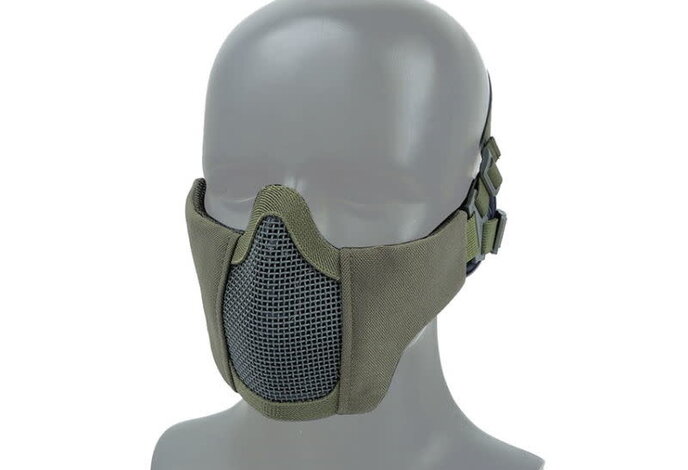 WoSport Steel Mesh Nylon Padded Lower Face Mask Small
