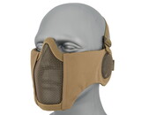 WoSport Steel Mesh Nylon Padded Lower Face Mask with Ear Protection