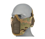 WoSport WoSport Steel Mesh Nylon Padded Lower Face Mask with Ear Protection