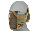 WoSport Steel Mesh Nylon Padded Lower Face Mask with Ear Protection