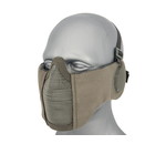 WoSport WoSport Steel Mesh Nylon Padded Lower Face Mask with Ear Protection