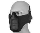 WoSport Steel Mesh Nylon Padded Lower Face Mask with Ear Protection