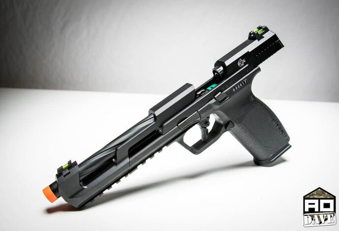 G&G Piranha SL Green Gas Blowback Pistol