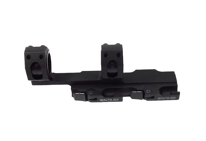Tactical 1" / 30mm QD Double Ring Forward Scope Mount for 20mm Rail