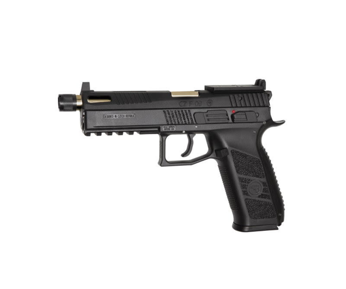 ASG CZ P-09 OR (Optics Ready) GBB with CO2 Magazine and 14mm CCW Threaded  Barrel - Airsoft Extreme