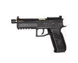 ASG CZ P-09 OR (Optics Ready) GBB with CO2 Magazine and 14mm CCW Threaded Barrel