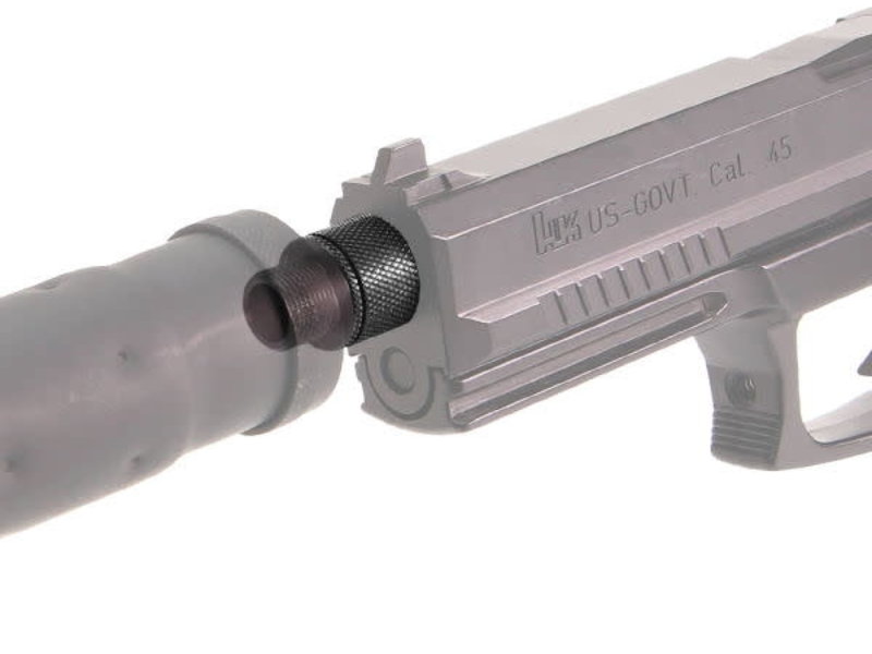 Nine Ball 16mm CW to 14mm CCW Thread Adapter for Tokyo Marui MK23