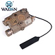 Airsoft Extreme LA-PEQ15 LED Light/IR/Green Laser Aiming Device Dark Earth