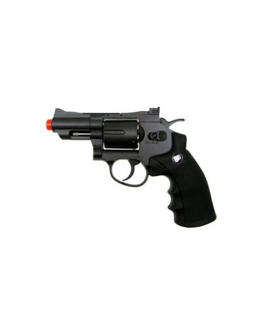 WIN GUN AIRSOFT REVOLVER CO2 8 SILVER C 703S