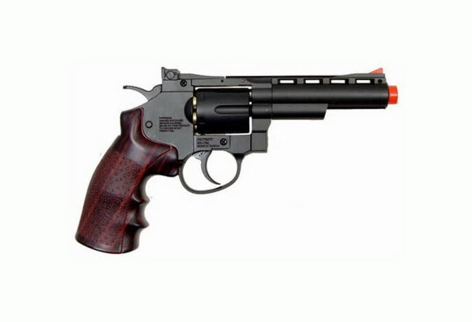 Win Gun Full Metal CO2 6 Shot Revolver 4"