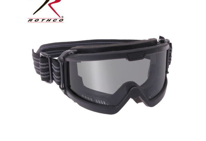 Rothco Over the Glasses Tactical Goggles, ANSI Rated, Clear Lens