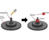 Prometheus Gear Spacer Shim Set for Krytac (3.0mm/3.5mm)