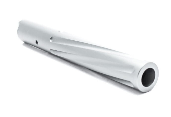 Nine Ball TM Hi Capa 5.1 Fluted Outer Barrel Twist Type, Silver