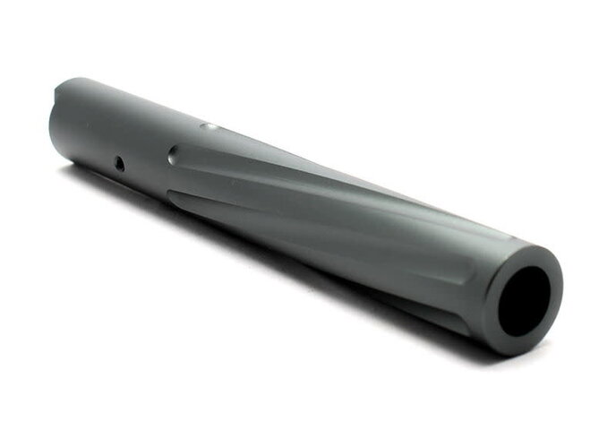 Nine Ball TM Hi Capa 5.1 Fluted Outer Barrel Twist Type, Gunmetal Grey