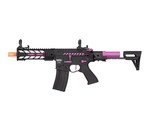 Lancer Tactical Lancer Tactical GEN2 M4 Enforcer Proline 7" Battle Hawk PDW Skeleton High FPS Metal Rifle Black/Purple