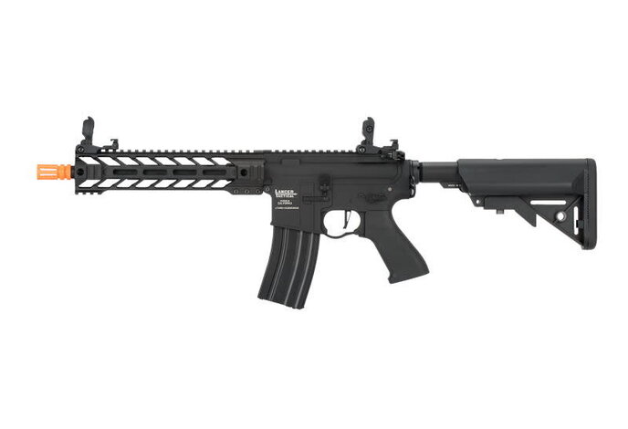 Lancer Tactical GEN2 M4 Enforcer Proline 10" Battle Hawk PDW High FPS Metal Rifle Black