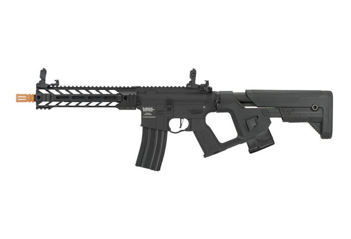 Lancer Tactical GEN2 M4 Enforcer Proline 10" Battle Hawk High FPS Metal Rifle with Alpha Stock Black