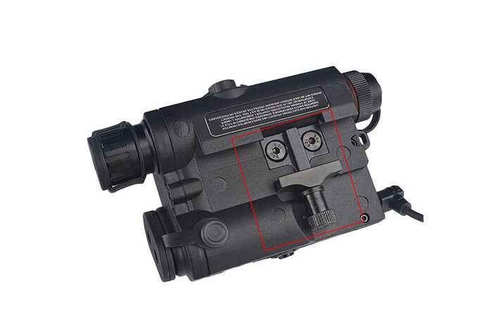 LA-PEQ15 LED light/IR/Green Laser Aiming Device Black