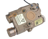 LA-PEQ15 LED Light / Green Laser Aiming Device Dark Earth