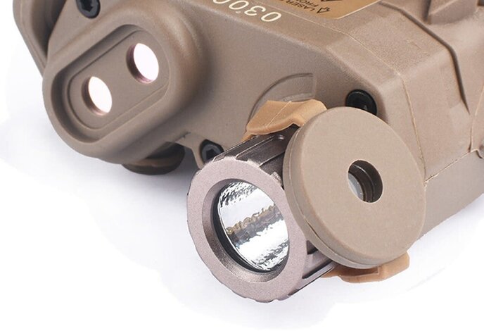LA-PEQ15 Red Laser / LED Light (175 Lumen ) Aiming Device