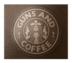 DDT DDT Guns and Coffee Morale Patch Subdued Black