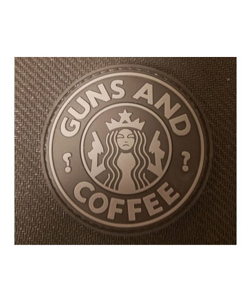 DDT DDT Guns and Coffee Morale Patch Subdued Black