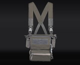 Wosport Multifunctional Tactical Chest Rig / Sub Abdominal Pouch Set