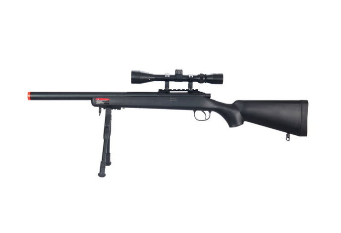 WELL MB02 VSR-10 Short Barrel Bolt Action Spring Sniper Rifle