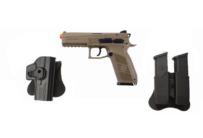 ASG CZ P-09 Gunfighter package, black