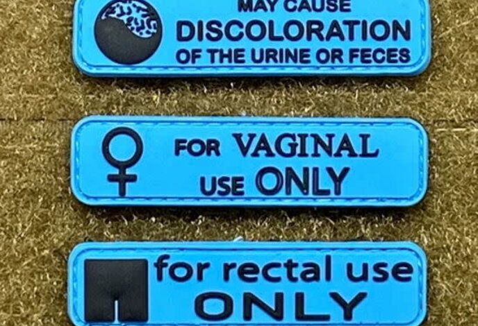 Tactical Outfitters Warning Label Morale Patch